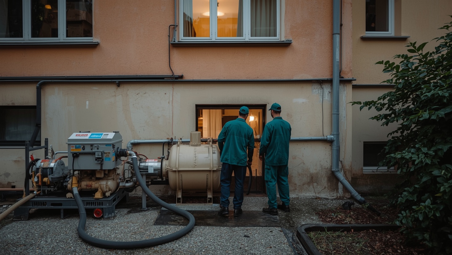 Keller unter Wasser Wien – 24h Notdienst zum Auspumpen und Grundleitung freispülen