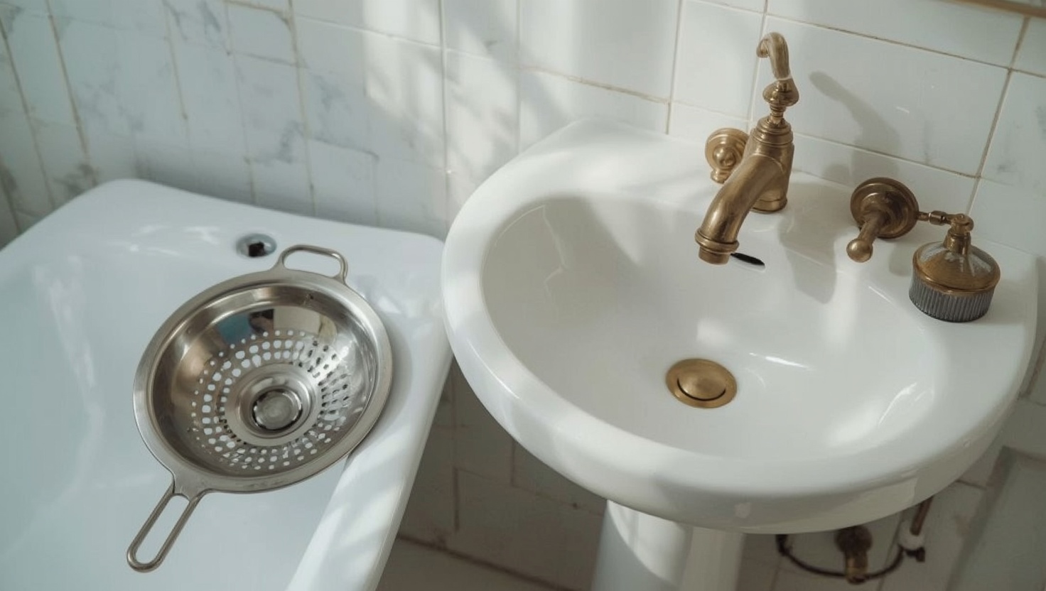 Kalk im Abfluss vorbeugen in Wien – Abflusssieb und regelmäßiges Spülen