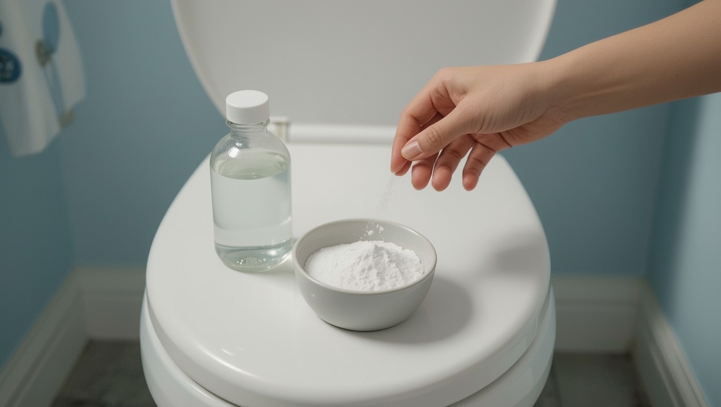 WC verstopft Wien – Hausmittel Natron und Essig